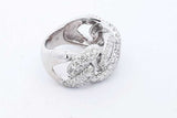 1.41cttw Diamond Ring In 10k White Gold 15.5 Grams Size 8.5 Eb0826cxzde