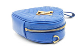 Louis Vuitton New Wave Heart Quilted Blue Leather Bag Eb0826llxzsa