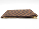 Louis Vuitton Pochette Brown Damier Ebene Coated Canvas Pouch Do0926oxzde