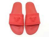Versace Palazzo Madusa Red Pool Slides Size 12 Sd0926ixdu
