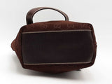 Gucci Gg Suede Charmy Tote Handbag Brown Aa0826lrzsa
