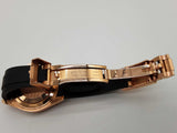 Rolex 268655 37 Yacht Master 18k Rg Black Dial Oysterflex Watch Do0125lsxzxde