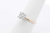 1.0ctw Diamond Solitaire Ring 14k Yellow Gold 2.2 Grams Size 6.25 Eb0226loxzsa
