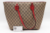 Gucci Gg Monogram Supreme Canvas Linea A Tote Bag Eb0626oxzde