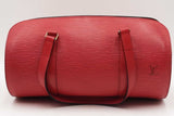 Louis Vuitton Epi Castillan Red Leather Soufflot Eb1225ocrdu