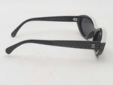 Chanel 71509 Crystal Cat Eye Black Sunglasses Aa1225lrzsa