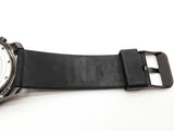 Movado 14.1.36.1219 42 Series 800 Black Steel Rubber Band Watch Do0325wxzde