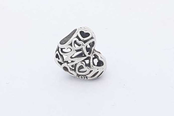 Pandora Sterling Silver Mom Heart Charm 1.1 Grams Eb0824rsa