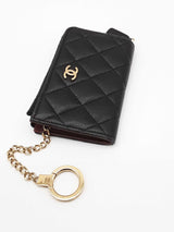 Chanel Quilted Caviar Zip Coin Wallet Eb1125wcrde