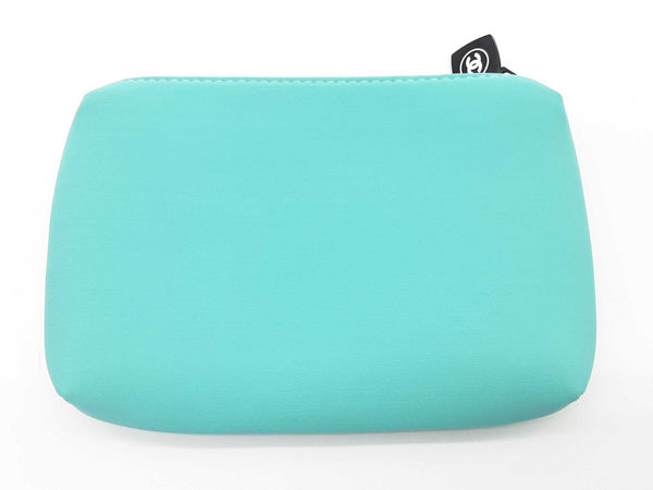 Chanel Vip Tiffany Teal Blue Neoprene Cosmetic Bag Do0225oxde