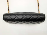 Chanel Classic Wallet On Chain Black Lambskin Shoulder Bag Fw1224lrxzdu