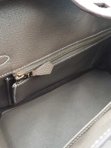 Hermes Birkin 25 Etoupe Togo Leather Eb0126exxzsa