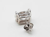 2.50 Carats Lab Grown Diamond 14k Wg 1.6g Screw Back Stud Earring Do0726exzde