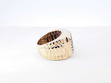 1.32 Cttw Diamond & 10k Yellow Gold Cluster Ring 11.1 Gram Size 5.75 Fw0626irxdu