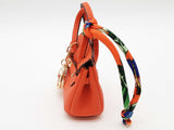 Orange Doggie Bag Holder Mini Bag Charm Do0925cde