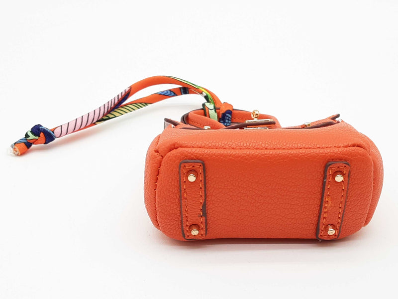 Orange Mini Bag Charm Do0725ide