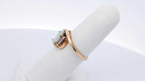 Opal & Diamond Ring In 14k Yellow Gold 3.7 Grams Size 6.25 Eb0925loxdu