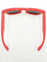 Ray-ban Rb 4940 Red Wayfarer Puffer Sunglasses Eb1125ixdu