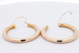 14k Yellow Gold Hoop Earrings 5.9 Grams Eb0326wrxsa