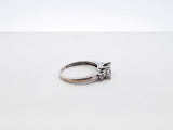 0.78 Cttw Diamond & 10k White Gold Ring With Cert 1.9 Gram Size 5 Fw1124pxzdu
