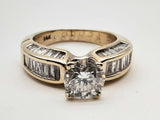 Approx 7.4 Ctw Diamonds 14k White Gold 6.6g Ring Size 6.25 Do0125wxzxde