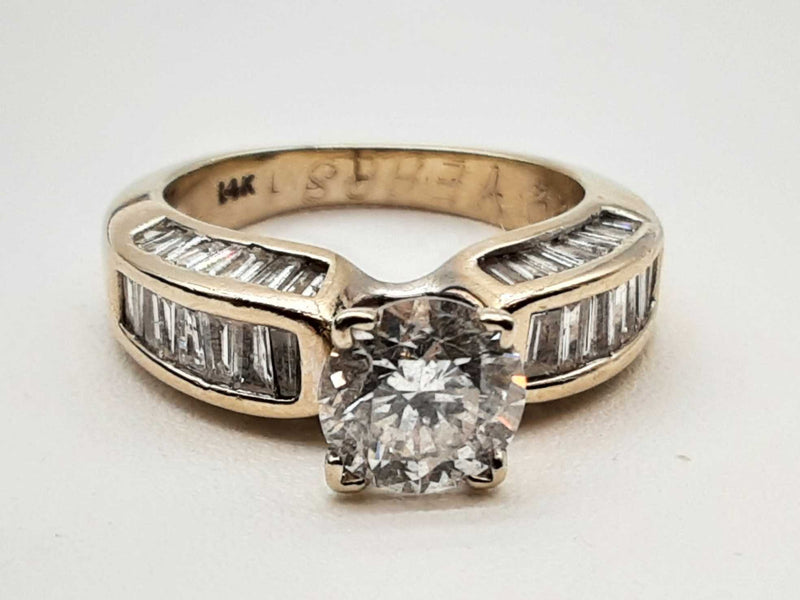 Approx 7.4 Ctw Diamonds 14k White Gold 6.6g Ring Size 6.25 Do0125wxzxde
