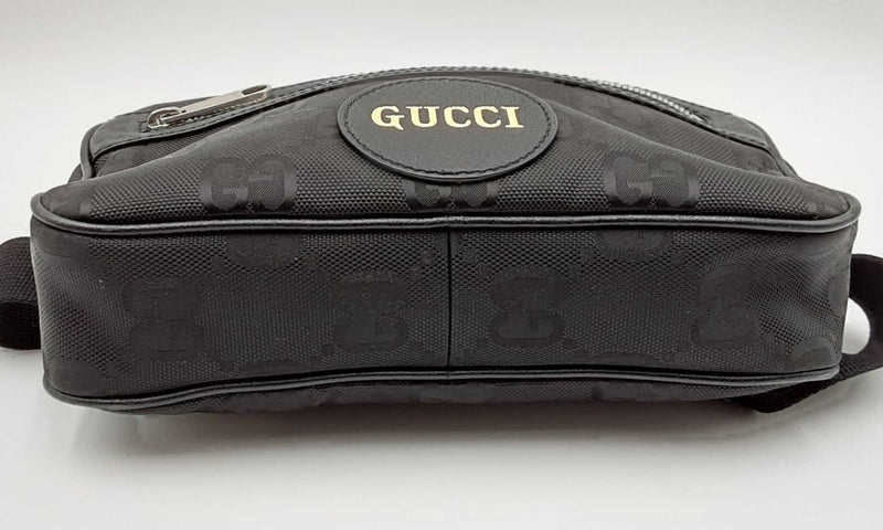 Gucci Econyl Nylon Monogram Off The Grid Black Belt Bag Ebpxzdu 144030004071