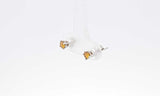 14k White Gold Lab Grown Yellow Diamond Stud Earrings Ebeedu 144020004833