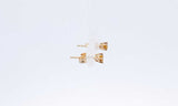 14k Yellow Gold Lab Grown Yellow Diamond Stud Earrings Ebeedu 144020004838