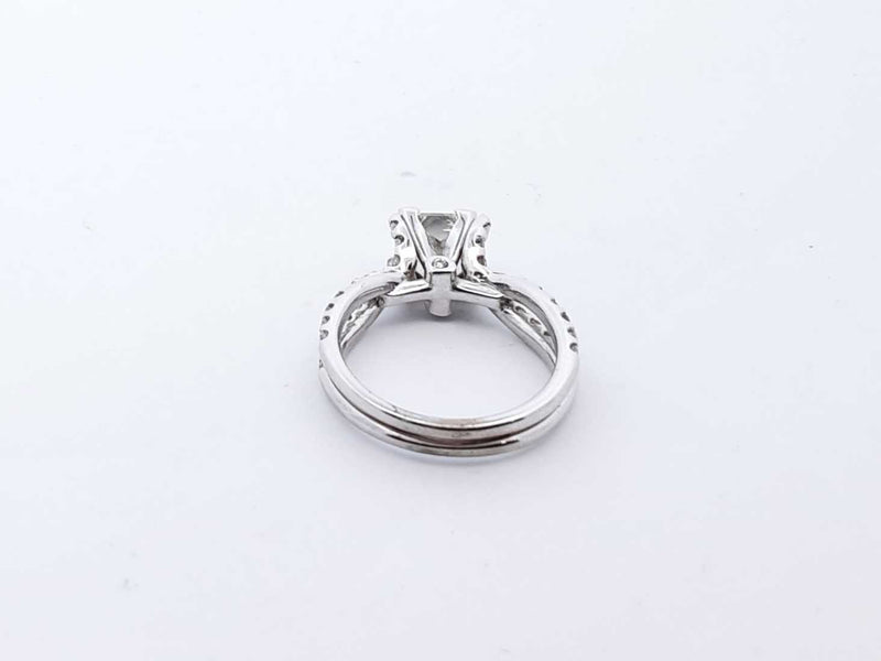 14k White Gold 5.2g 2.04ctw Diamond Pave Engagement Ring Size 6.75 Lhorxzde 144020001964