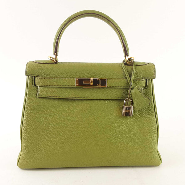 Hermes Vert Anis Togo Kelly RP/DU