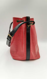 Louis Vuitton Red EPI Leather PM Noe Shoulder Bag MSWRZDU 144030002905