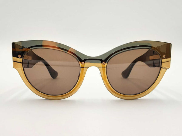 Versace Ve2234 Transparent Brown Mirror Gold 62mm Sunglasses Nwlxzdu 144030003032