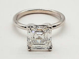 14k White Gold Lab Grown Diamond Solitaire Ring Size 7 Dooprxde 144020015074