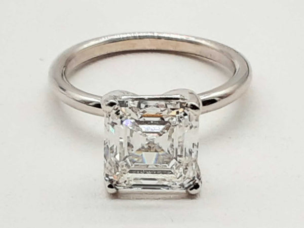 14k White Gold Lab Grown Diamond Solitaire Ring Size 7 Dooprxde 144020015074