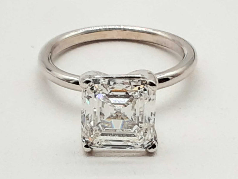 14k White Gold Lab Grown Diamond Solitaire Ring Size 7 Dooprxde 144020015074