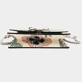 Salvatore Ferragamo Vara Bow Floral Crossbody Flap Bag (OXZ) 144010023731 CB/SA