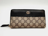 Gucci 456117 GG Supreme Marmont Zip Around Wallet DOORXDE 144020009681