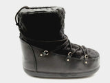 Louis Vuitton Black Leather Monogram Canvas Snow Boots Size Us 8 144010009196