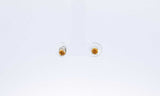 14k White Gold Lab Grown Yellow Diamond Stud Earrings Ebeedu 144020004836