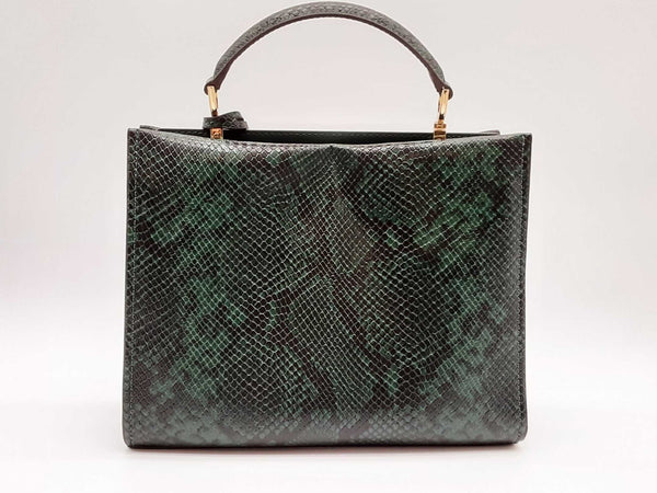 Michael Kors Penelope 2022 Medium Two Way Faux Snake Skin Top Handle Bag LHWRDE 144020008088
