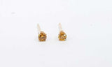 14k Yellow Gold Lab Grown Yellow Diamond Stud Earrings Ebeedu 144020004839