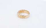 14k Yellow Gold Ring With 3 Small Diamonds Size 8.75 Eblordu 144030003004