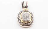 David Yurman Diamond Sterling Silver Pendant Ebrxzdu 144010020596