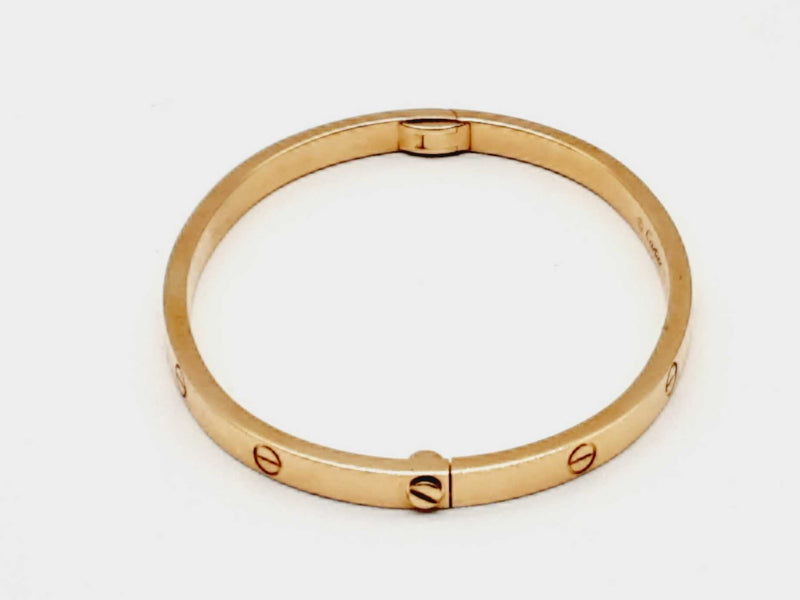 Cartier Love Bracelet 18k Gold Size 15 Bangle Bracelet Doocrxde 144020005953