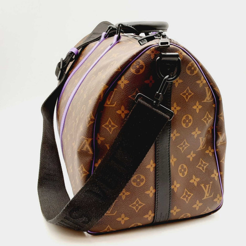 Louis Vuitton Limited Monogram Canvas Leather Keepall 55 Msocrxsa 144010020674