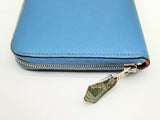 Hermes Azap Silk'in Blue Jean Epsom Leather Long Wallet Dopxzde 144020010625