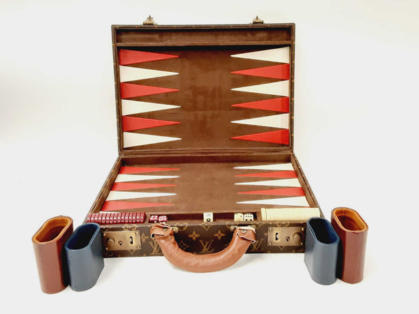 Sold at Auction: Louis Vuitton Monogram Canvas Backgammon Case