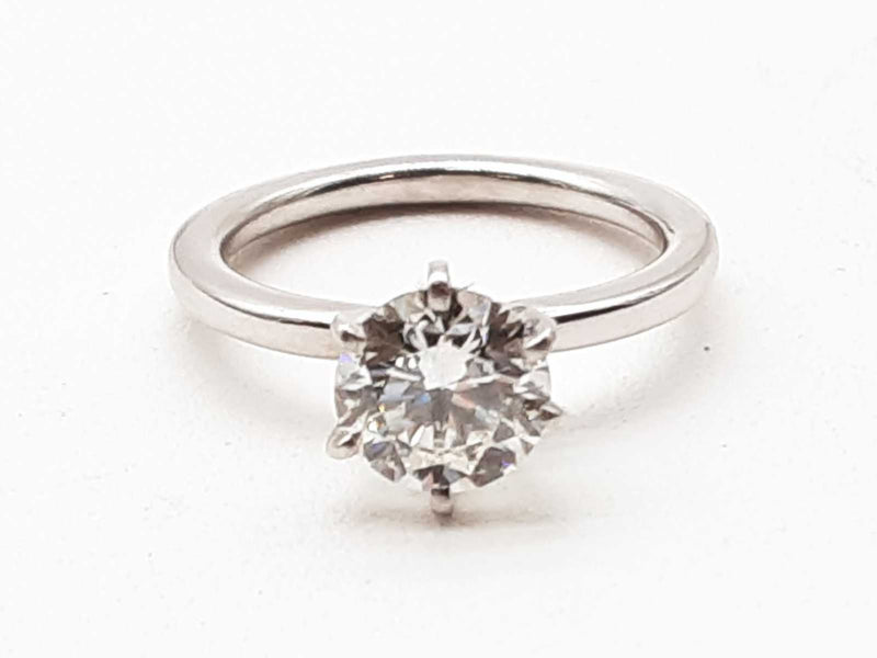 Platinum 1.34c Lab Grown Diamond Solitare Ring Size 5.25 Dolxzxde 144020013445