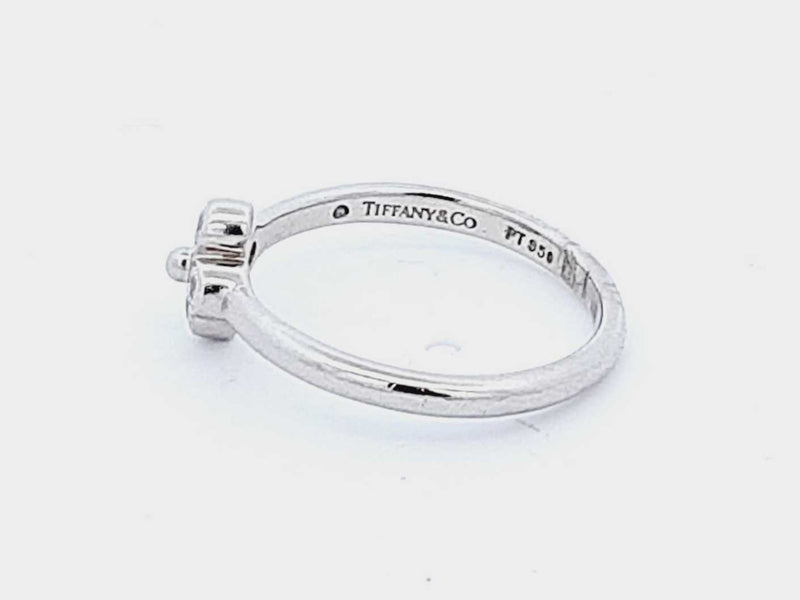 Tiffany & Co. Platinum Diamond 0.48 CTW Ring Size 4.5 (ISR) 144010001826 DO/DE